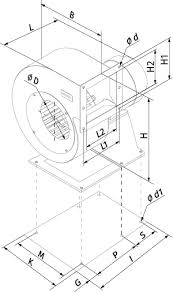 Can a hood be attached to a load bearing framework? Industrial Centrifugal Fan Blauberg S Vent 450x203 11 0 4d Blauberg