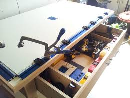 Drawer Kreg Jig Owners Community Workbench With Drawers Workshop Storage Assembly Table