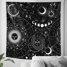 Sustainability & community involvement open the link in a new window Black And White Moon Mandala Tapestry Bohemian Decoration Wall Hanging Bedroom Psychedelic Scene Starlight Art Home Decoration Tapestry Aliexpress
