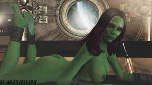 Post 1460721: Gamora Guardians_of_the_Galaxy Marvel MintoFoularis