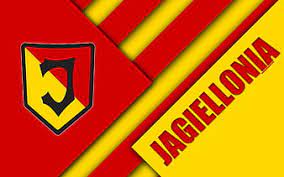 Jagiellonia play their home games at. Jagiellonia Fc Golden Logo Ekstraklasa Red Metal Background Football Jagiellonia Bialystok Hd Wallpaper Peakpx