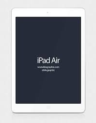 New Tablet Air Mockup Psd