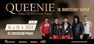 The Queenie band, devoted to the repertoire of Freddie Mercury and Queen,  will celebrate its 18th anniversary with two special concerts at the O2  universum – O2 universum