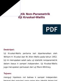 Check spelling or type a new query. Uji Kruskal Wallis