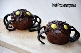 Muffins Araignees Dans La Cuisine D Audinette Muffins Alimentation Recette Dessert