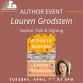 Lauren Grodstein -- Author Event — Page & Palett... event in Fairhope, AL