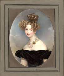 Russian 1829 Portrait Childrens Portrait Historical Painting