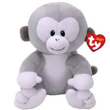 Baby Ty Pookie Grey Monkey 7 Ty Babies Monkey Plush Toy Small Plush Toys