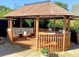 Oval Safari Breeze House Summer House Garden Garden Gazebo Gazebo