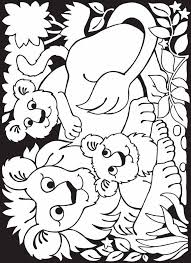 Wild animal coloring pages are a wonderful way for your children to learn about the world. Cute Wild Animals Colouring Pages Afrika Ausmalbild Lowe Ausmalbilder