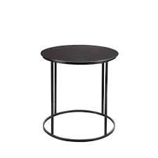 Modern nightstands and side tables. Iron Round Side Table In Dark Brown Burnham Home Designs Target