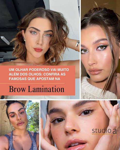 Artistas que fazem o procedimento de Brow Lamination