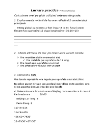 Acest lucru este util dacă un eveniment are loc în timp ce călătoriți sau dacă creați evenimente pentru persoane din regiuni cu alte fusuri orare. Lucrare Practica Pruteanu Nicolae