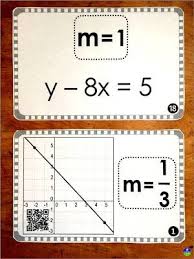 Teaching 8th grade math effectively will help your students advance their algebraic reasoning to the major math strands for 8th grade curriculum are number sense and operations, algebra over 560 activities aimed at helping your children meet their math objectives and prepare for the future. Fun Slope Activity Ideas Slope Activity Algebra Activities Teaching Slope