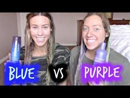 Its pigments penetrate into the hair strands and bind to the cuticle to make your. Blue For Brunettes W Highlights Purple Vs Blue Shampoo What Should You Be Using On Shampoo For Gray Hair Blue Shampoo For Blondes Purple Shampoo For Blondes