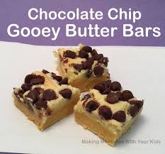 gooey chocolate chip er bars