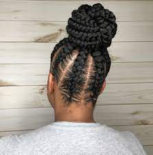 70 Best Black Braided Hairstyles That Turn Heads Braided Bun Hairstyles Braids For Black Hair African Braids Hairstyles