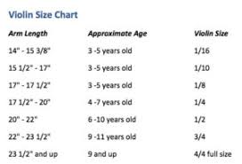 violin size chart resound school of music