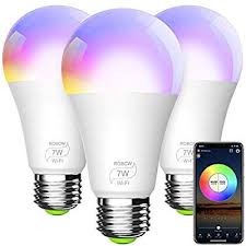 Berennis Smart Light Bulb A19 E26 Rgbcw Wifi Dimmable Multicolor Led Lights Compatible With Alexa Google Hom Smart Light Bulbs Led Smart Bulb Smart Lighting