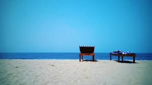Beach Chair Beach Chairs Blue Blue Skies Blue Sky Mobile Photography Sea Beach Seashore Asia Travel