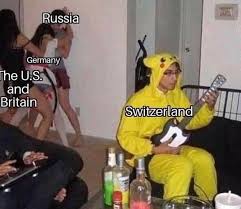 The best memes from instagram, facebook, vine, and twitter about switzerland meme. Just Switzerland Being Switzerland Meme Economy Funniest Memes Meme Economy Dankest Memes