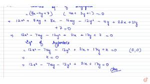 Find the equation to the hyperbola, whose asymptotes are the straight lines x + 2 y + 3 = 0, and 3 x + 4 y + 5 = 0, and which passes through the point (1, − 1). Find The Equation Of The Hyperbola Which Has 3x 4y 7 0 And 4x 3