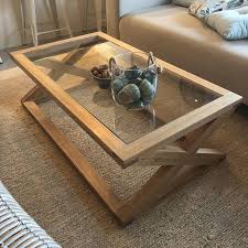 Table Basse En Verre Style De Hampton A La Main Sur La Sunshine Coast 1 2 X 60 X 42 Tasmanie Chene Delai D Coffee Table Tea Table Design Wood Table Design