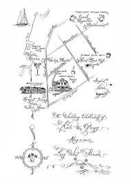 Wedding Map Calligraphy Illustration Laura Lavender Calligraphy Wedding Map Illustration Wedding Map Map Wedding Invitation