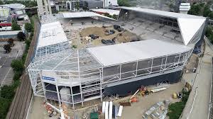 The new brentford stadium looks to be well on its way to be completed on time for the start of next season. Brentford Community Stadium J D Pierce