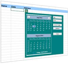 Excel Date Picker A Pop Up Calendar For Excel