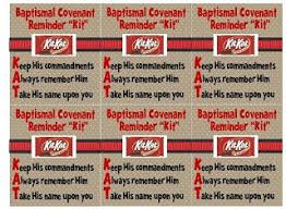 Strong Armor Baptism Talk With Kit Kat Reminder Baptism Talk Lds Baptism Talks Baptism