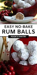 Easy Rum Balls Recipe For The Holidays Recipe Rum Balls Balls Recipe Alcoholic Desserts