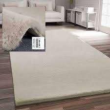 Shaggy teppich hochflor grau wohnzimmer schlafzimmer weich flauschig kuschelig ebay. Teppich Fellteppich Kunstfell Teppich Imitat In Beige Dicht Flauschig Seidiger Glanz Vimoda Online Kaufen Otto