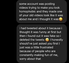 Benji Krol on X: @lmgriffjohnson it sucks that someone really went through  the effort to make an account just to make fake videos, sorry about the mix  up honestly t.coeu5lQoAtDx  X