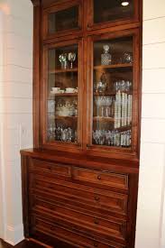 Buffet with beveled mirror survived, but not the leaded glass. Built In China Cabinet Houzz