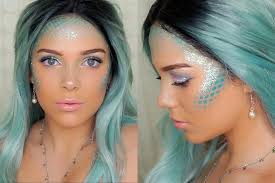 Mermaid Hair And Makeup Ideas Mermaid Makeup Halloween Mermaid Halloween Makeup Tutorial Halloween Makeup Looks
