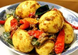 Resep Telur Kunyit Terasi Sederhana Aja No Santan Oleh Tintin Rayner Recipe Resep Masakan Asia Resep Masakan Resep Telur
