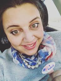 So I went to the St Charles Parish courthouse today to early vote. This is  how I was dressed. Every woman I encountered smiled and nodded at me and  about half the