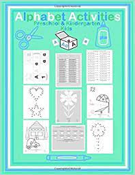 If you're looking for fun ways to teach the alphabet, you won't want to miss out on these great ideas. Alphabet Activities Preschool Kindergarten Kids Fun Abc Cut Paste Workbook For Beginning Learners Elementary Children Color By Letter Number Connect Dot To Dot Worksheets 8 5 X 11 Large