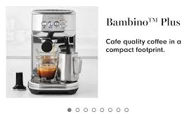 Delonghi coffee machine instruction manuals and user guides. Breville Bambino Plus Espresso Machine Williams Sonoma