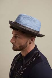 Dasmarca-florence-sky-blue Summer Hat-sombreros Hat-two Tone Hat-crushable  Hat-foldable Hat-packable-summer Hat for Men