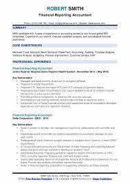 Financial Reporting Accountant Resume Samples Qwikresume