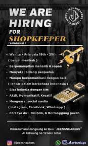 Untuk memiliki tampilan lokasi yang lebih baik toko. Lowongan Kerja Smk Posisi Shopkeeper April 2021