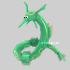 Rayquaza But As A Worm On A Nintendoenthusiast Facebook