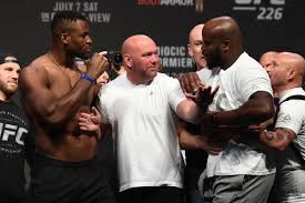 Jun 21, 2021 · white anticipates lewis being next for ngannou (1:11) dana white says he anticipates that derrick lewis will fight francis ngannou for the heavyweight title next and that jon jones can fight if he. Francis Ngannou Vs Derrick Lewis 2 Targeted For Ufc 265 On Aug 7 In Houston Mmamania Com
