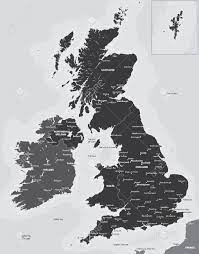 Der vollständige name großbritanniens lautet vereinigtes königreich von großbritannien und nordirland. Schwarz Weiss Karte Von Grossbritannien Und Irland Lizenzfrei Nutzbare Vektorgrafiken Clip Arts Illustrationen Image 47275304