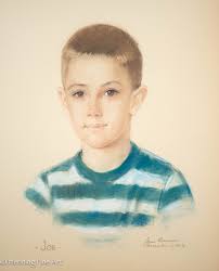 Beautiful Rare Jean Reasoner Plunket Mid Century Childrens Portrait 1952 1  FINE