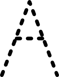 Alphabet Letters Clipart Black And White Style Guide Clker Alphabet Tracing Tracing Letters Letter A Coloring Pages