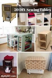 Made my mom a birthday gift from her grandmothers singer sewing machine. The 20 Best Diy Sewing Table Plans Free Mymydiy Inspiring Diy Projects