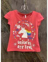 Our adorable unicorn shirt for girls and toddlers is perfect for your little girls next unicorn themed birthday, or for everyday wear!! Toddler Coral Unicorn Shirt Silverado Country
